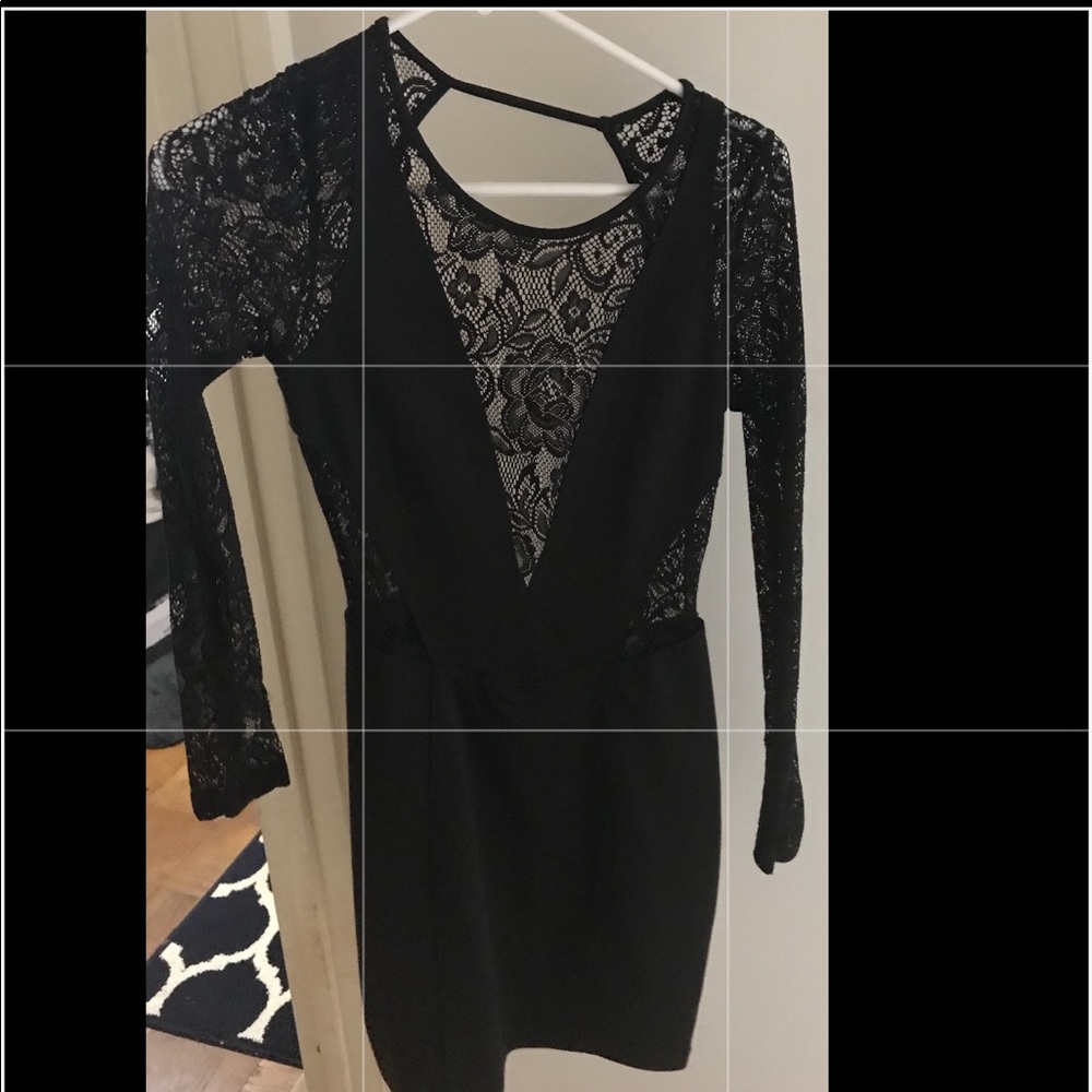 Black dress.
